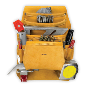 Kuny 10 Pocket Carpenter's Nail & Tool Bag-I933