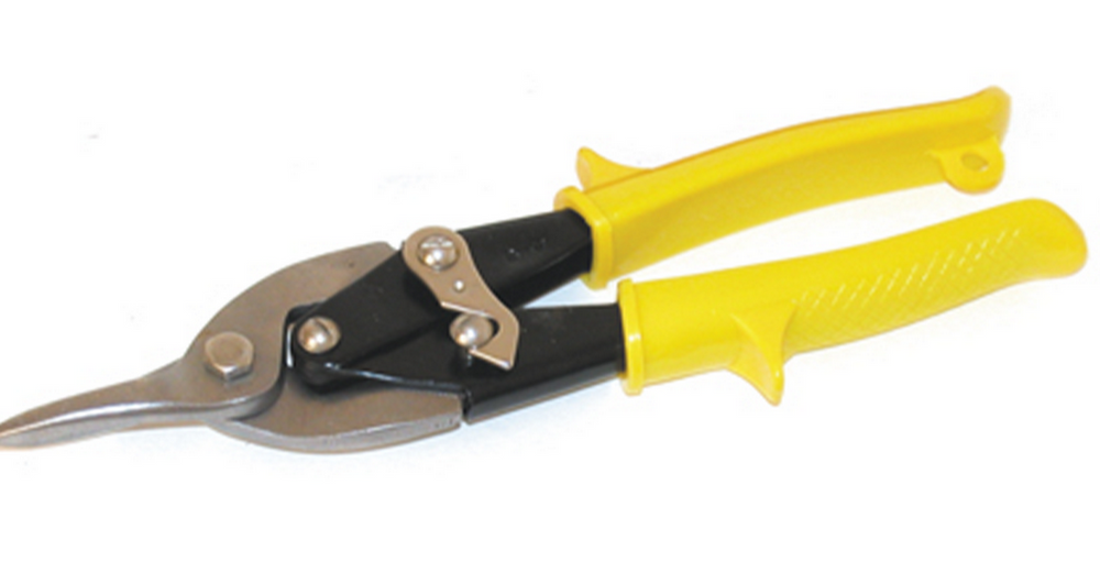 Aviation Snips Straight Cut (yellow handle)