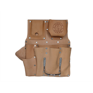 Circle Brand Leather Drywall Flat Pouch